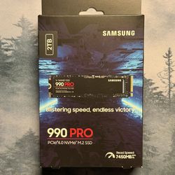 2TB SAMSUNG 990 PRO  SSD, PCIe Gen4 M.2 2280, for High End Computing & Gaming