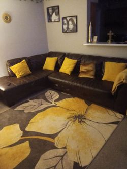 Veagan leather sectional