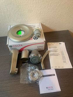 Delta Monitor 1400 Nickel Shower Trim Kit W/Cartridge T14430-NCLHP