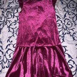Pink Magenta Girls Sleeveless Dress