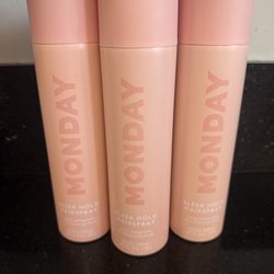 Monday hair spray $4 each