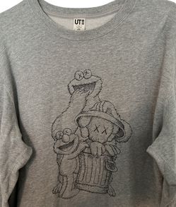 Kaws sesame street sales crewneck