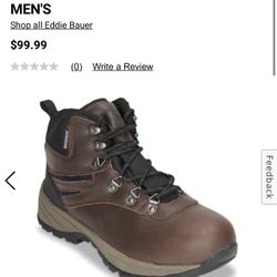 Eddie Bauer Men's Lake Crescent Waterproof Hiking Boots