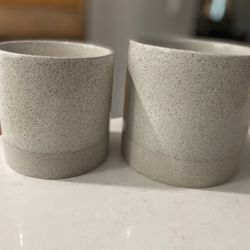 Speckled Ceramic Planter (Set of 2)