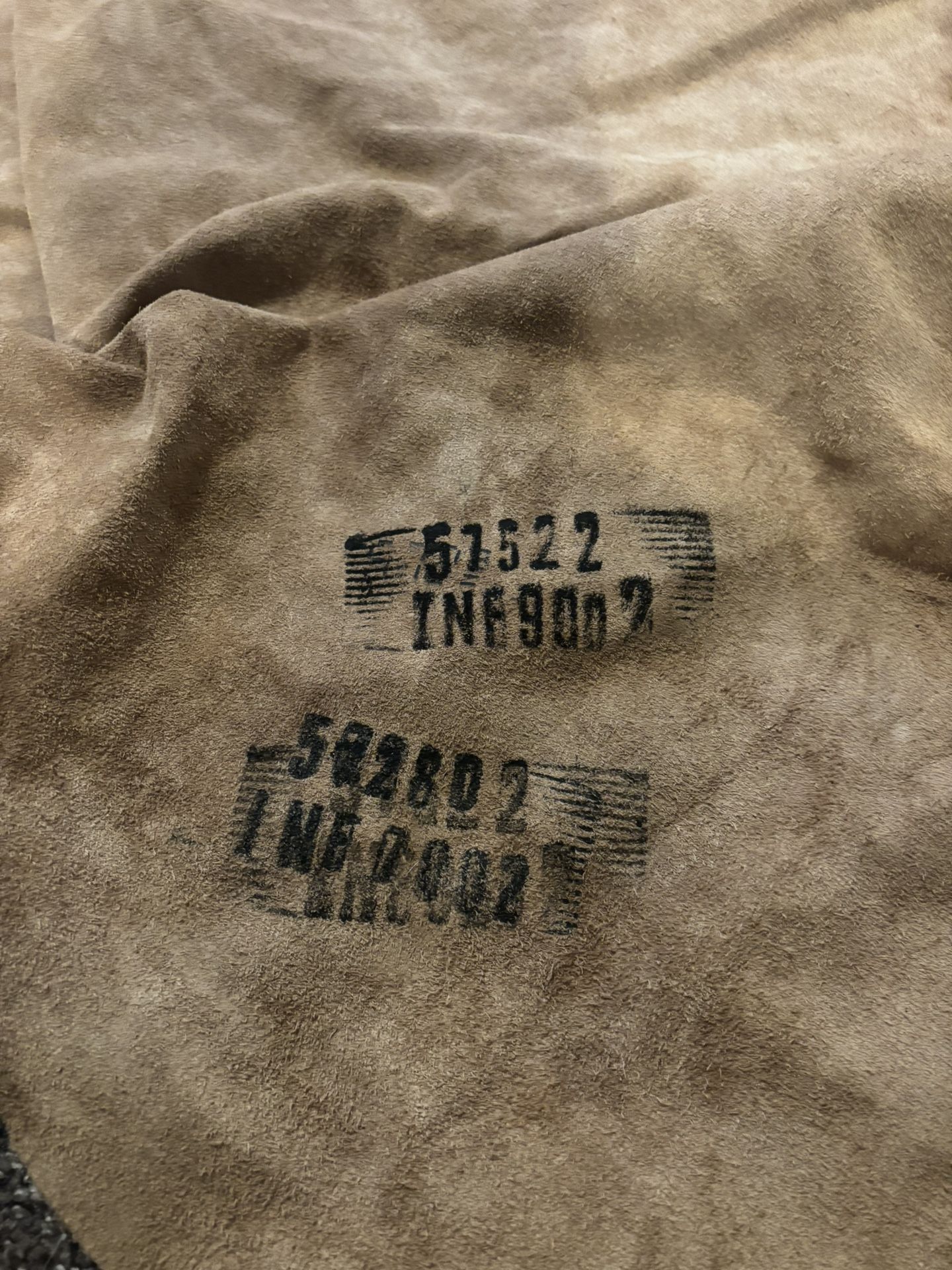 Large Real Suede Leather Hide – 45 Sq Ft – Tan