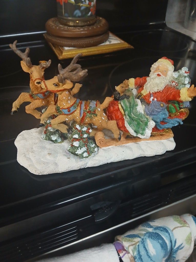 Santa In Sleigh