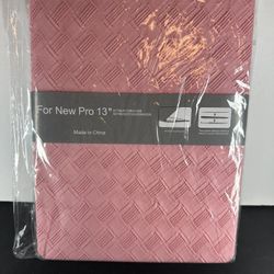 MacBook 13 Pro Pink Case With Clear Bottom