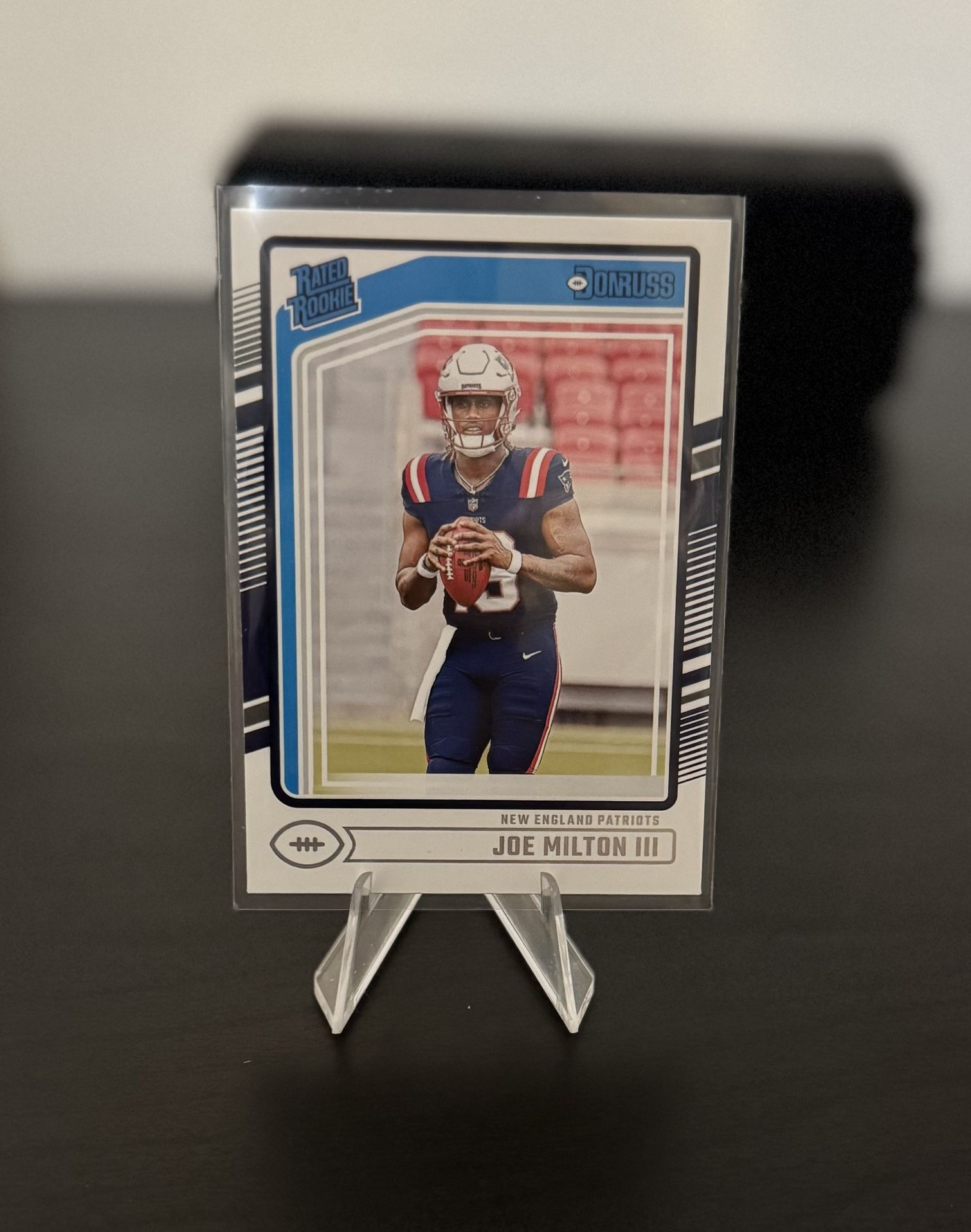 2024 Panini Donruss Rated Rookie Joe Milton III Card 319