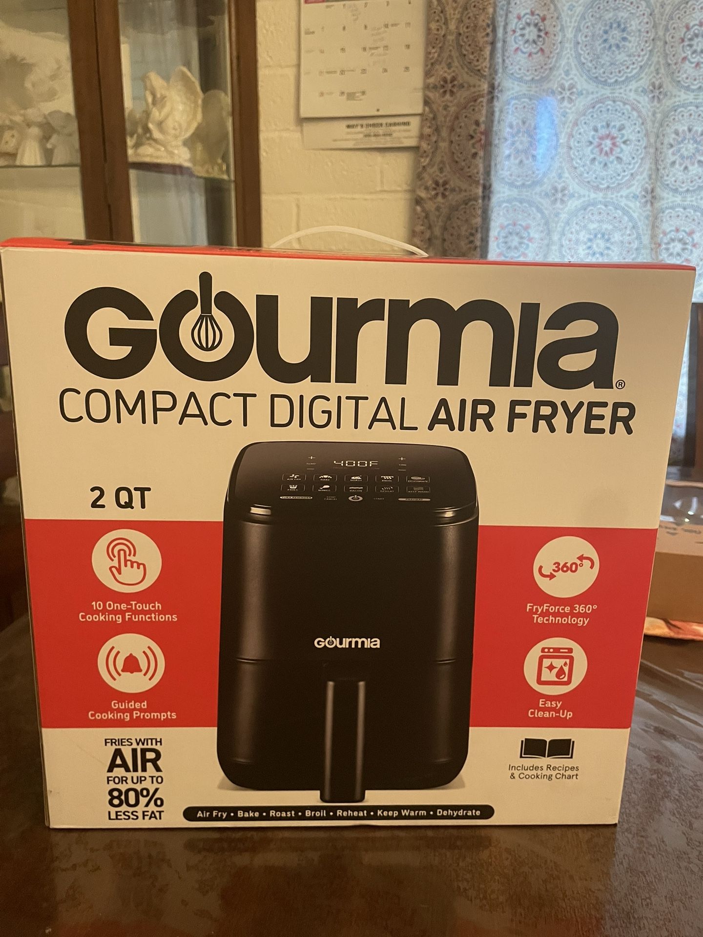 Gourmia Compact Digital Air fryer 2QT