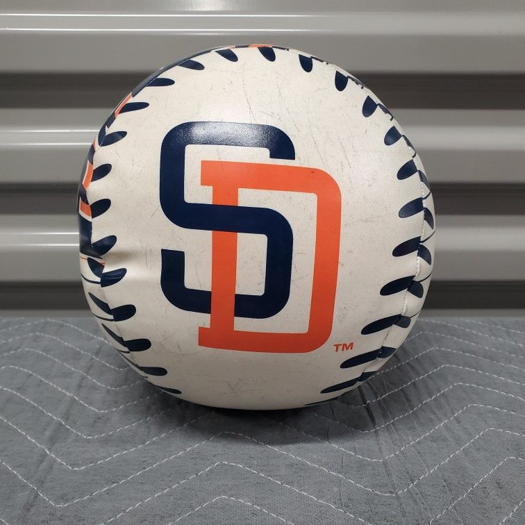 San Diego Padres 8" Plush Baseball Rawlings Cooperstown Collection