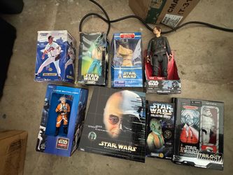 Vintage Star Wars Action Figure Toy Lot of 9 Brand New