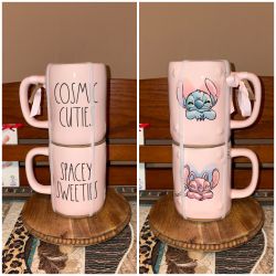 Rae Dunn Stitch Valentine Mug Set