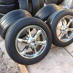 GIOVANNA RIMS 275/55R20...2 TIRES NO GOOD 