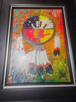 Tim Yanke "Four Directions" 2014 Hand Embellished Giclee On Canvas 159/280