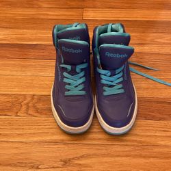 Reebok Purple And Blue Sneakers 6.5boy 7 In Women
