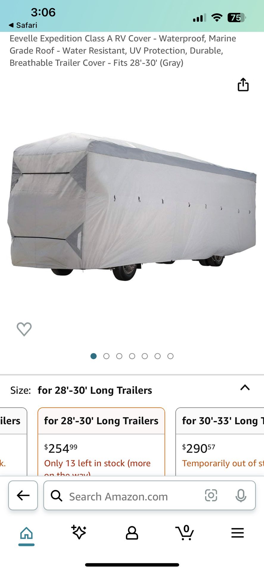 30 Ft Class A Rv Motorhome Cover