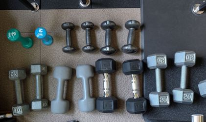 (2-20 lbs) fitness Dumbbell weight Set