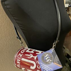  recycled license plate purse