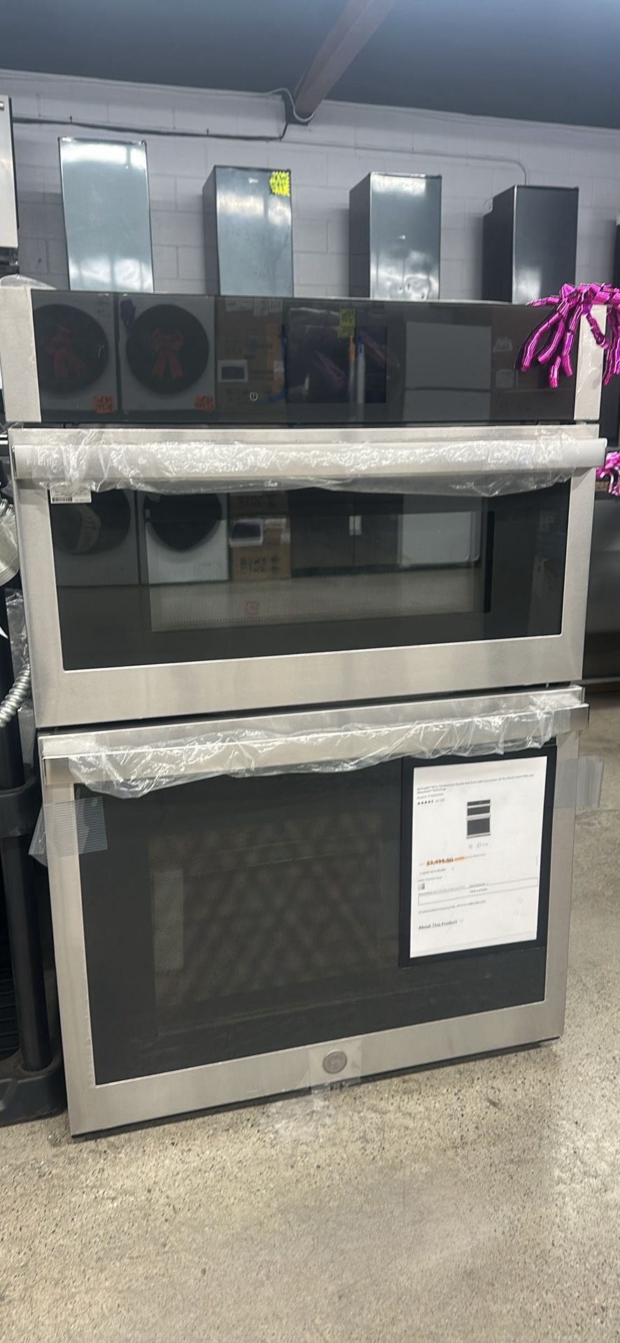 GE Wall Oven Microwave Combo