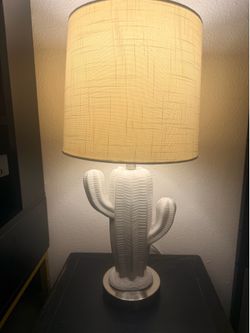 Ceramic Cactus Lamp (Lightbulb NOT included)