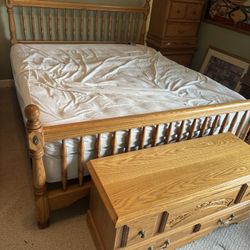 8 Pcs Adjustable Bedroom Set King Size 