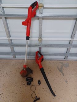 Hyper Tough Cordless String Trimmer and Blower Set