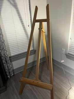 Wooden Easel Drawing Board Brown Color 
