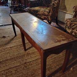 Long Antique Coffee Table. 