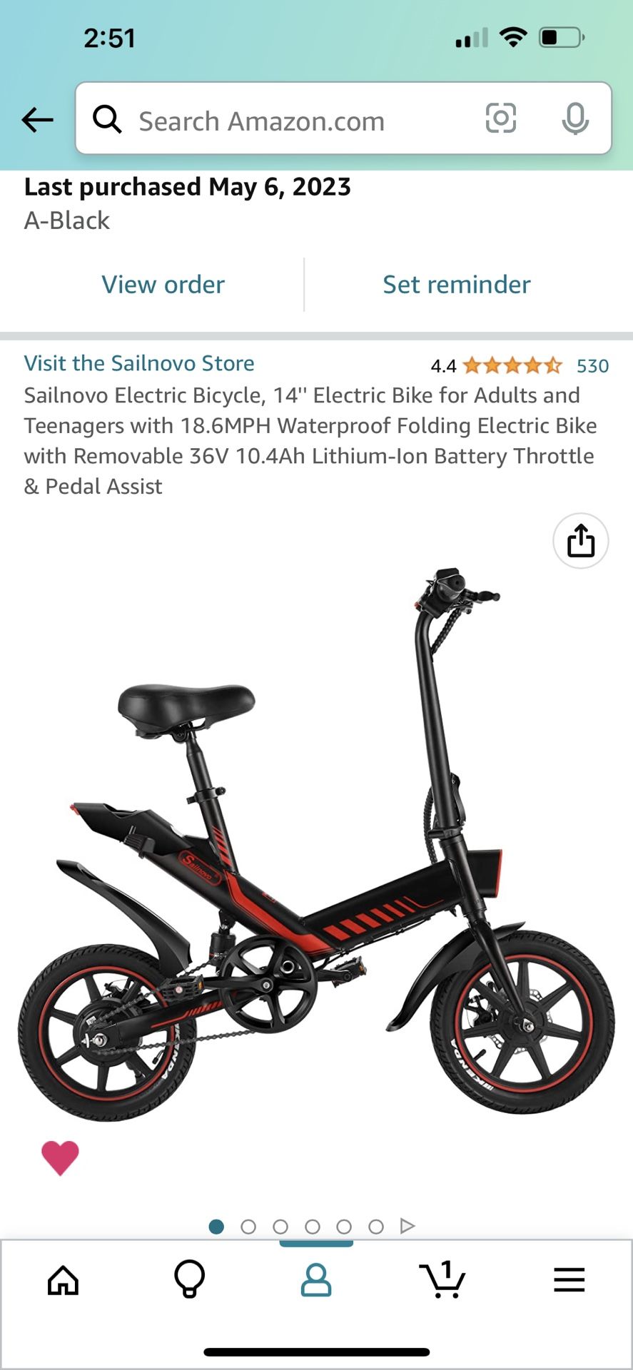 Sailnovo Electric Bike