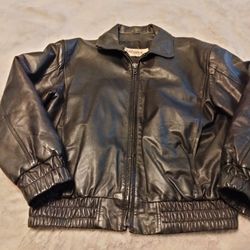 Vintage Black Leather Jacket