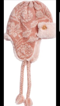 New Muk Luk Women's Fur Lined Trapper Hat 