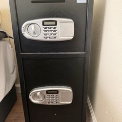 ZENY Double Door Digital Depository Drop Box Safes Security Lock