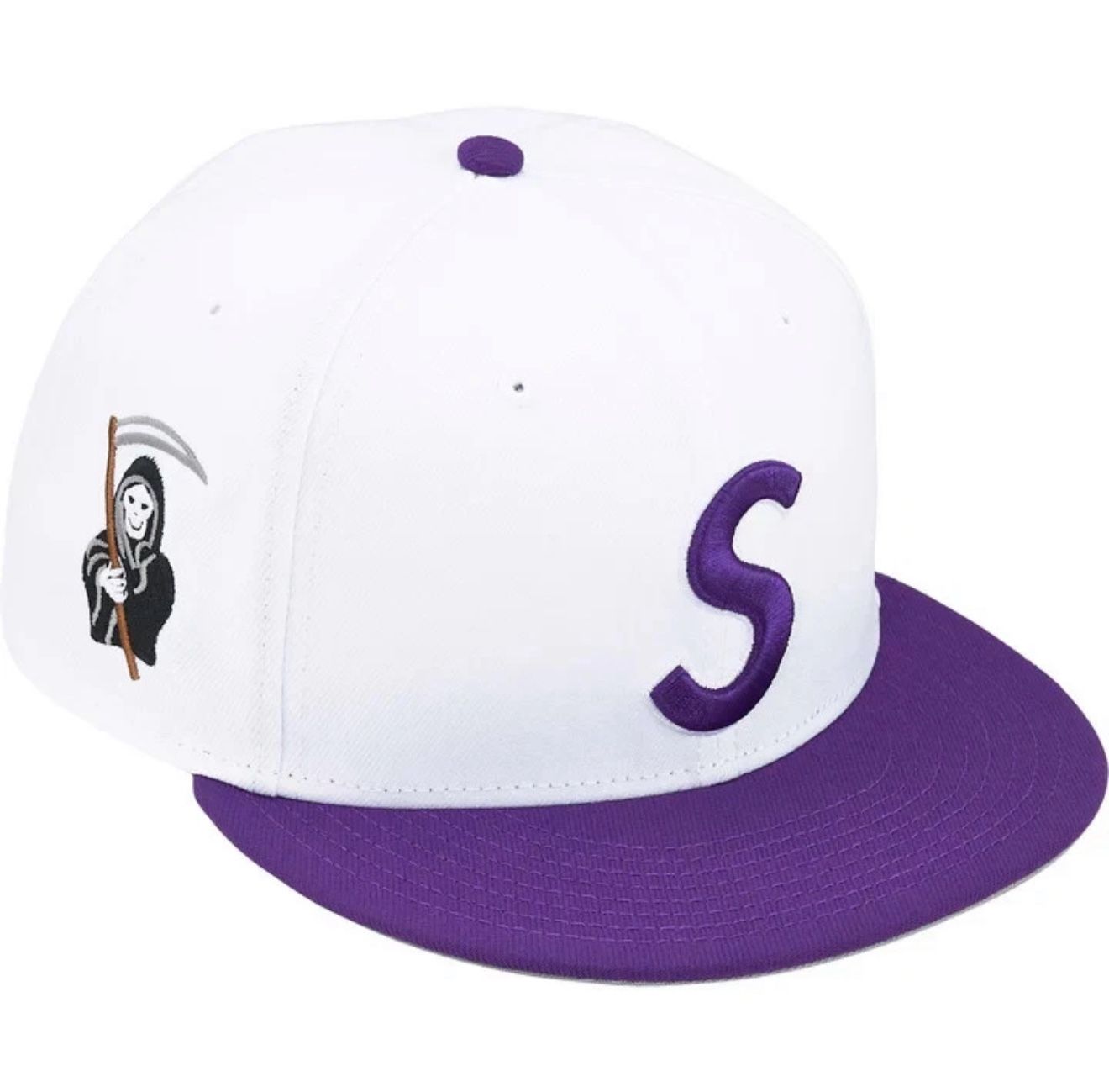 NEW Supreme Reaper S Logo New Era Purple Sz 8 