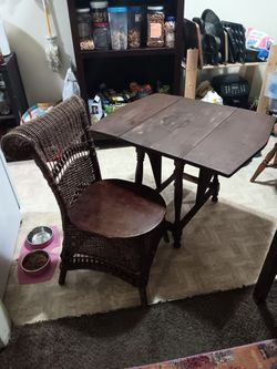 Antique Drop Leaf Table