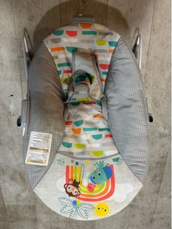 Baby Bouncer Seat with Animal Print