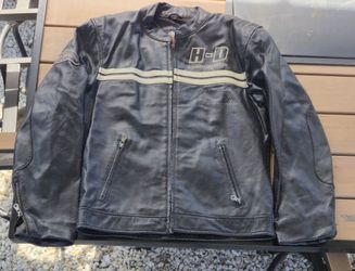 Vintage 2007 Harley-Davidson Perforated Leather Riding Jacket Size Small