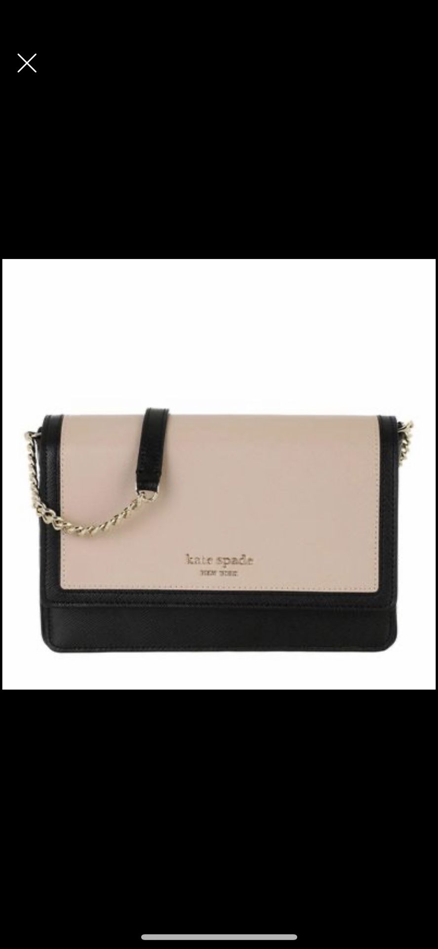 Kate Spade Flap Chain Wallet Bag - LIKE NEW