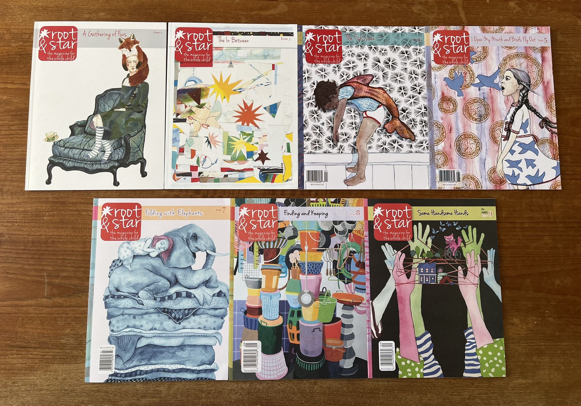 Lot of 7 Root & Star The Magazine for the Whole Child NEW