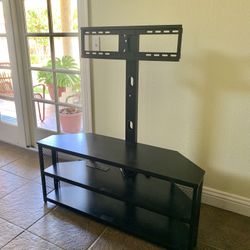 TV Stand With Mount And Power Outlet 