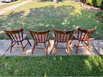 Antique wooden chairs