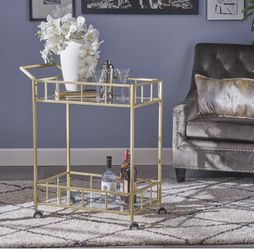 Glass Bar Cart