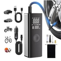 20000 mAh Tire Inflator Portable Air Compressor,5X Fast Cordless Air Pump for Car Tires with Powerful Battery,150PSI Portable Air Compressor