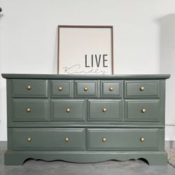 Sage Green Dresser (Delivery Available)