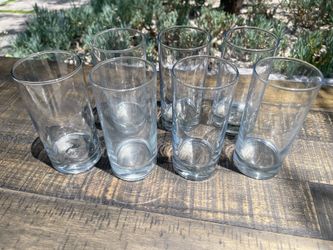 7 matching glasses