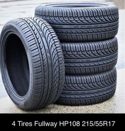 215/55R17 4new Tires Free Installation