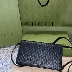 Gucci Leather Crossbody New With Tags