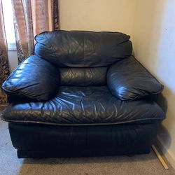 Leather Couch Love Seat