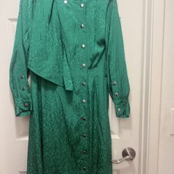 Coach Texture Drape A-Line Shirtdress