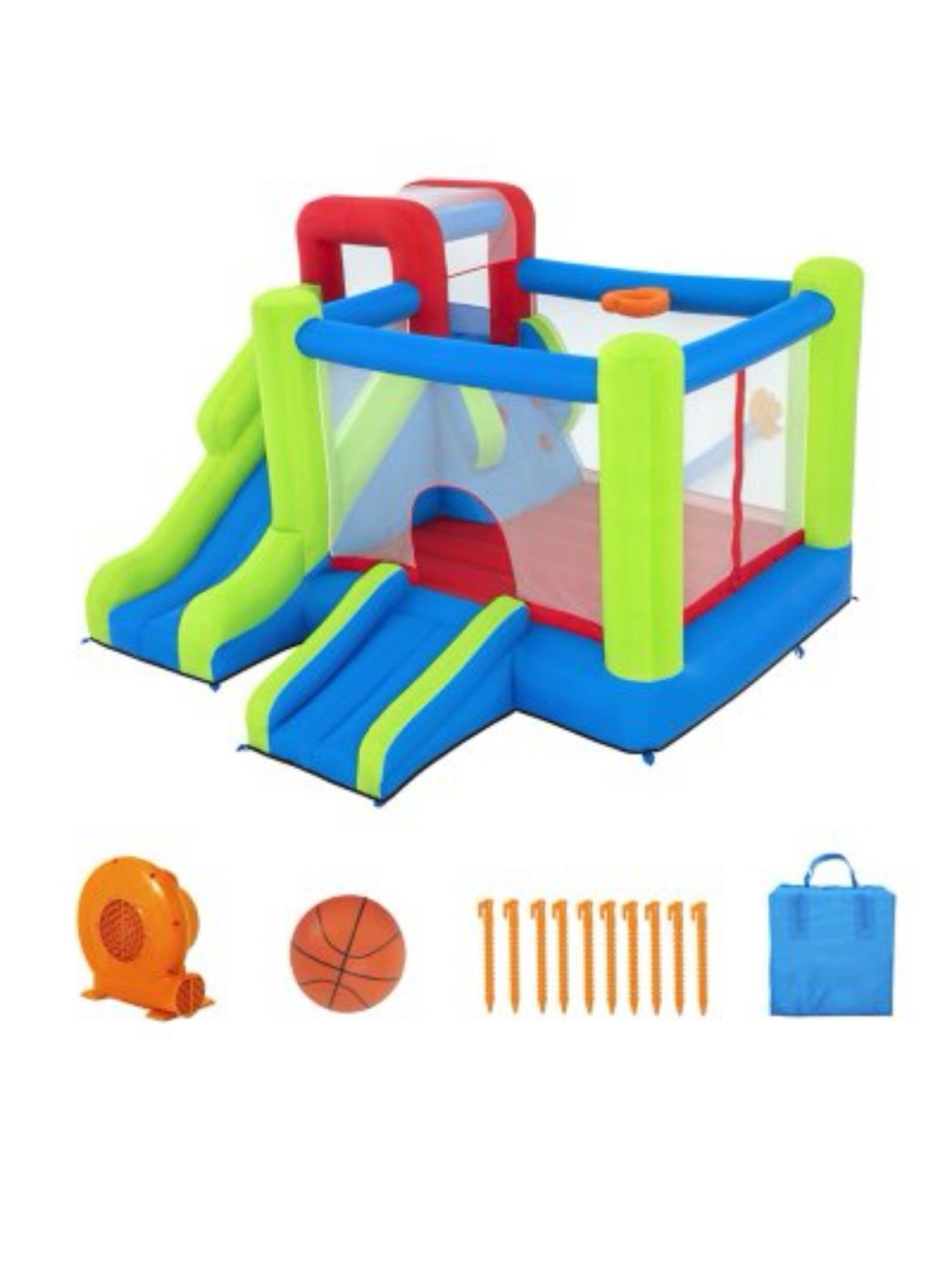 Bestway Wonder Hoops Kids Inflatable Mega Bounce Park Brand New In Box