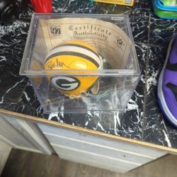 Brett Favre Mini Helmet 